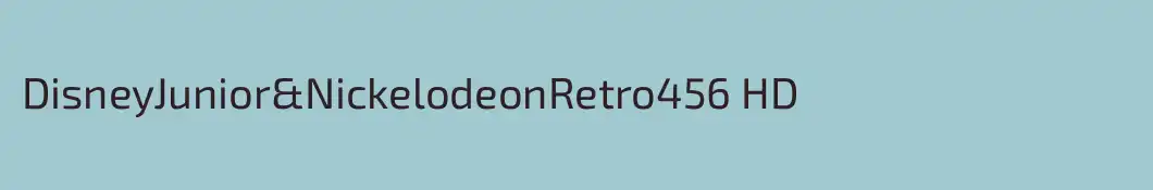 DisneyJunior&NickelodeonRetro456 HD